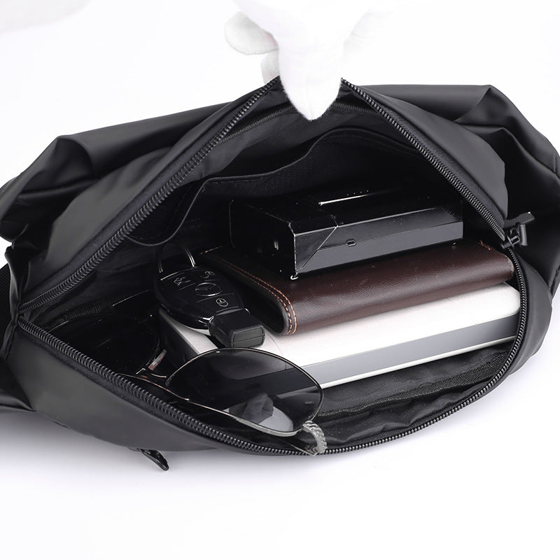 Fanny Pack for Men Women Water Resistant Large Hiking Waist Bag Pack Carrying All Phones for Running Walking Traveling WAUTTON