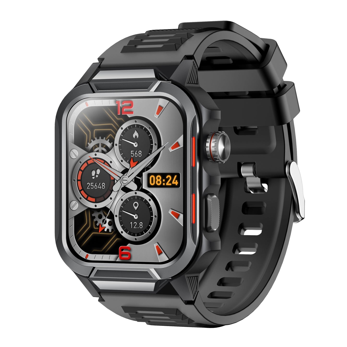 Smart Watch for Men 3ATM Waterproof Smartwatch 1.96 inch screen for Android and iOS Phones Fitness Tracker Watch with 100+ Sports Modes WAUTTON