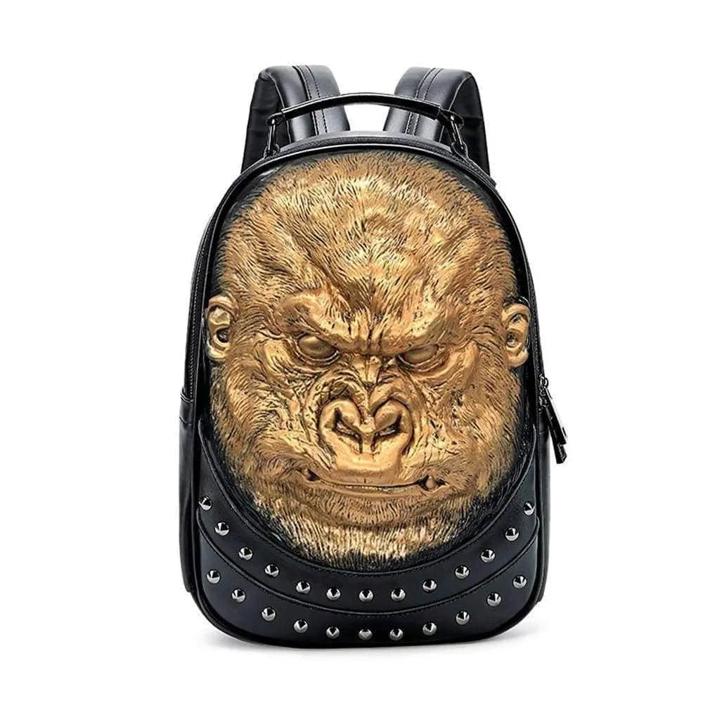 3D Backpack 3D modeling Waterproof Studded Apeman Wild Backpack Hip Hop Rucksacks Rossie Viren