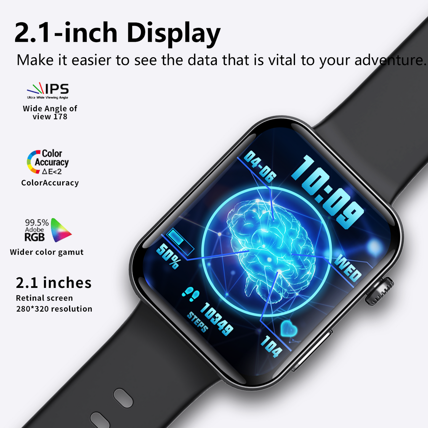 ECG smart watch with blood pressure monitor body temperature blood glucose heart rate blood oxygen Wautton Outdoor Gear