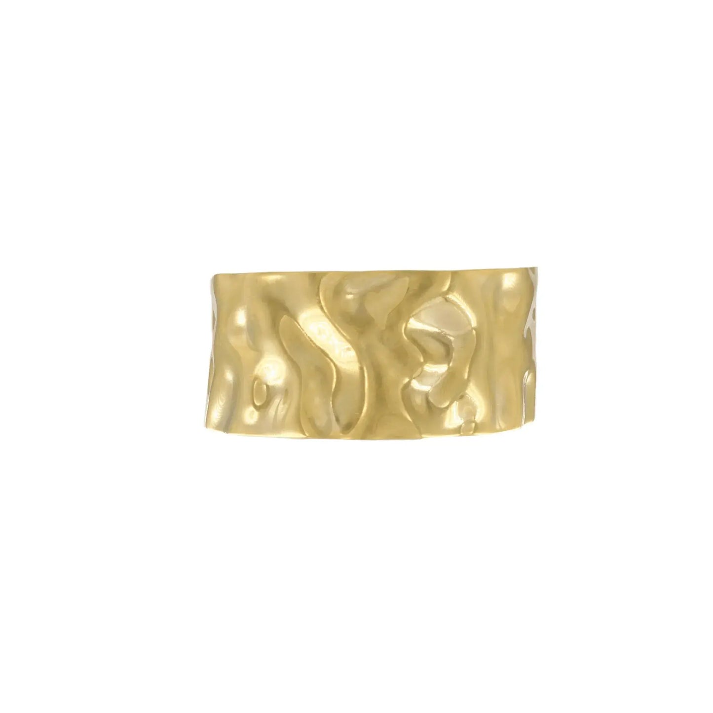 Courage Waterproof Organic Statement Cuff Bracelet 18K Gold Plating DANSK Copenhagen