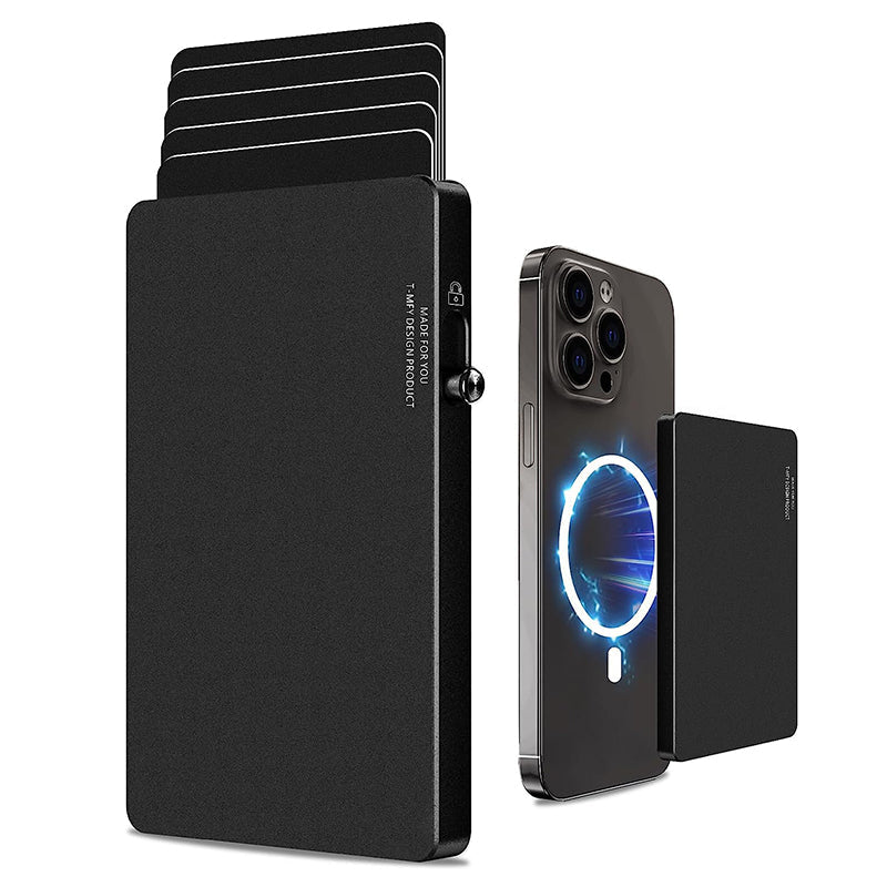 TOYFID All-Aluminum Pop Up Slide Rfid Slim Basic Card personalized wallet for men TOYFID Wallet