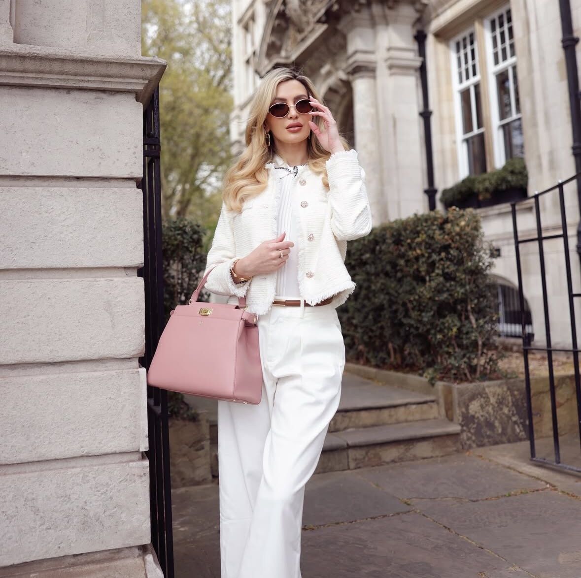 Elm Shoulder Bag in Nude LaBante London