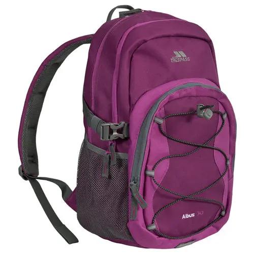 Trespass Albus 30 Litre Casual Hiking Backpack Trespass