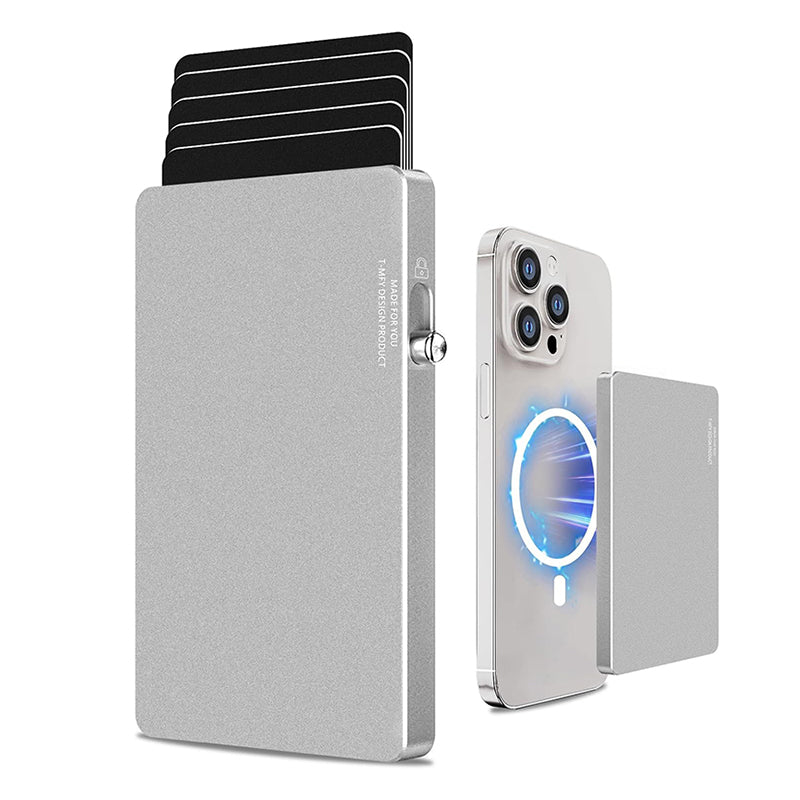 TOYFID All-Aluminum Pop Up Slide Rfid Slim Basic Card personalized wallet for men TOYFID Wallet