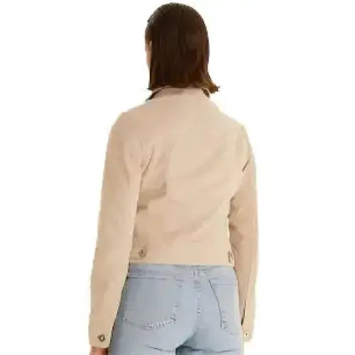 Women’s Beige Suede Western Jacket Riders Republic UK