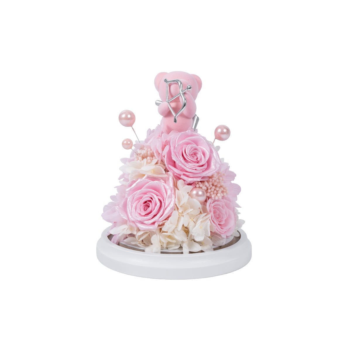 Adorable Cupid's Embrace Pink Teddy Bear JOYFLOWER