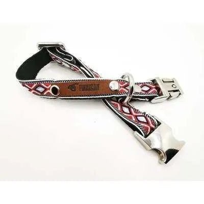 Finnigan Small Dog Collar: Personalised Engraving & Designer Fabrics Finnigan's Play Pen