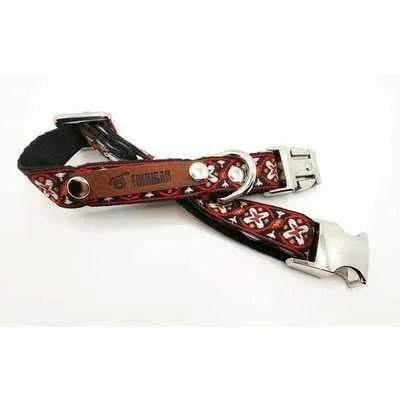Finnigan Small Dog Collar: Personalised Engraving & Designer Fabrics Finnigan's Play Pen