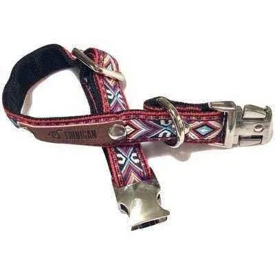 Finnigan Small Dog Collar: Personalised Engraving & Designer Fabrics Finnigan's Play Pen