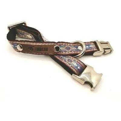 Finnigan Small Dog Collar: Personalised Engraving & Designer Fabrics Finnigan's Play Pen