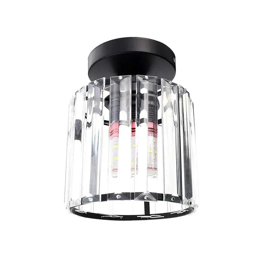 Crystal Semi Flush E27 Ceiling Light Fixture Round Fitting Chandelier Lamp~4505 LEDSone UK Ltd