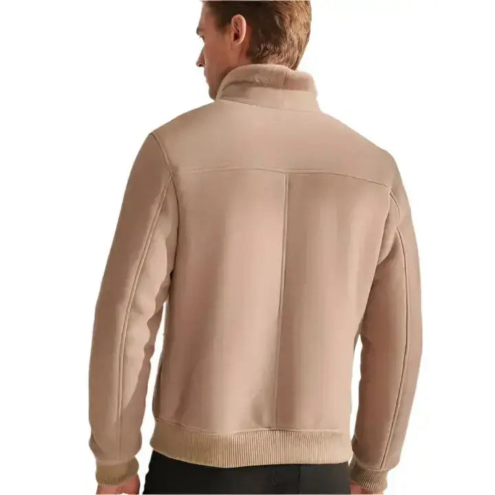 Men’s B3 Sheepskin Shearling Aviator Jacket Riders Republic UK