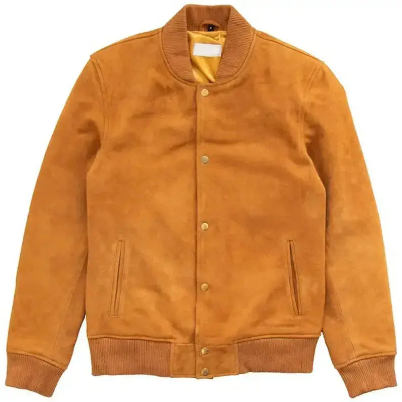 Mens Suede Leather Teddy Jacket Riders Republic UK