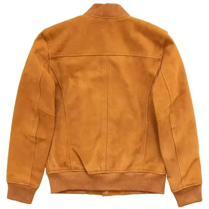 Mens Suede Leather Teddy Jacket Riders Republic UK