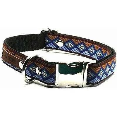 Personalised Cotton Dog Collar for Stylish Medium dogs 🐾 Finnigan's Play Pen