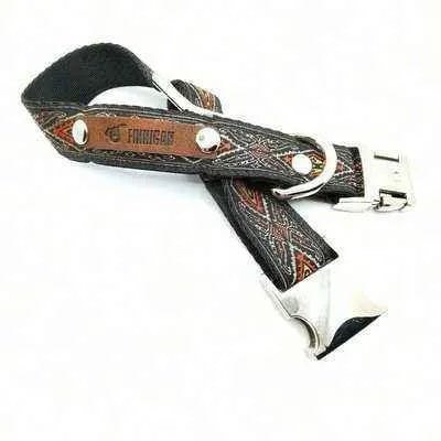 Personalised Embossed Cotton Dog Collar Finnigan's Play Pen
