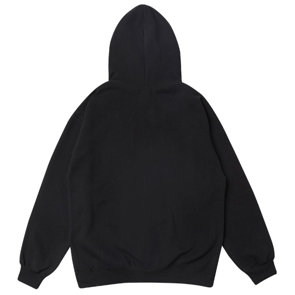 Hoodie Men Purple Gradient Butterfly Letter Printed Pullover Winter Oversize Hip Hop Fashion Harajuku Sweatshirt Winter Vimost Shop