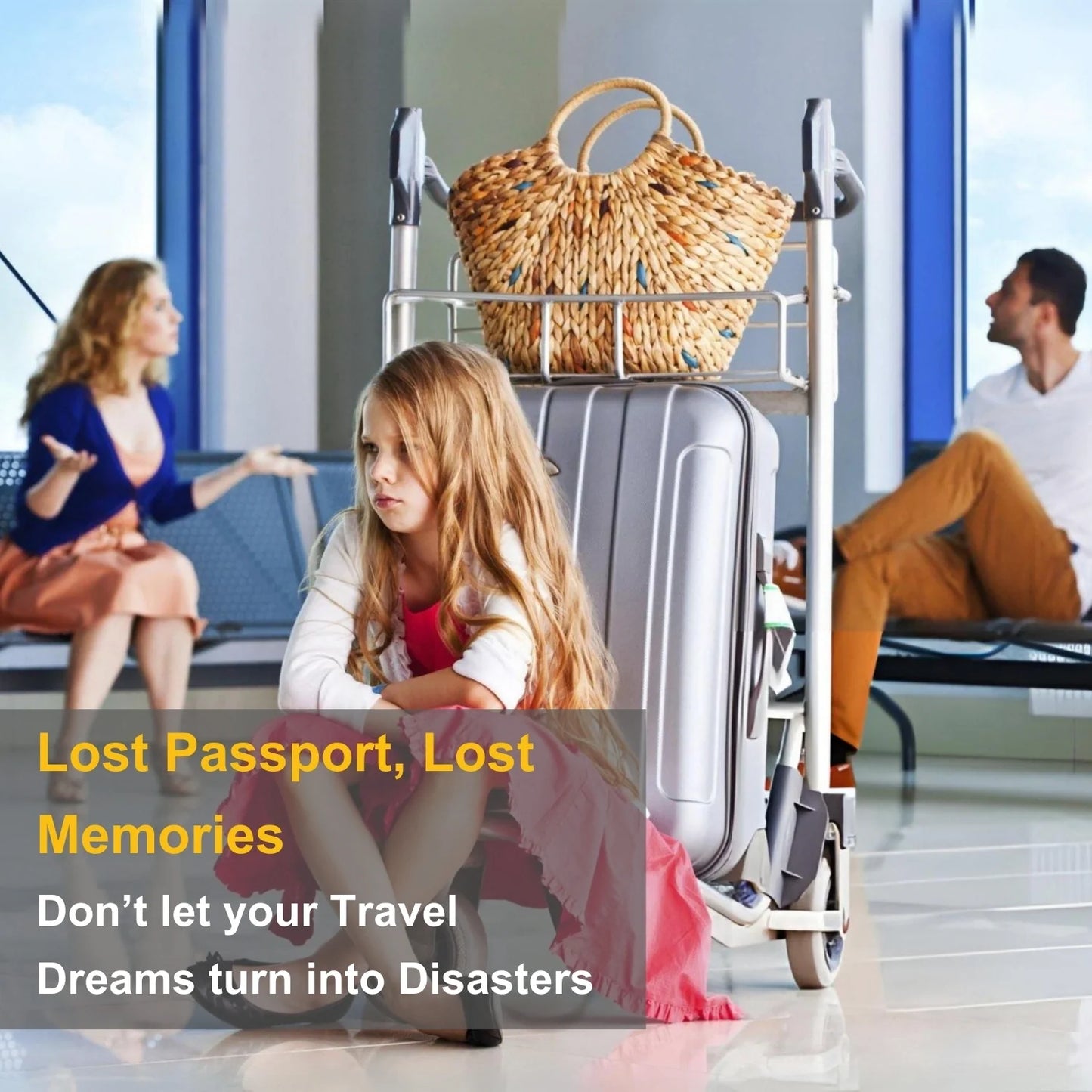 Dolphin Smart Leather Passport Tracker Dolphin Tracker + Lost Recovery + RFID
