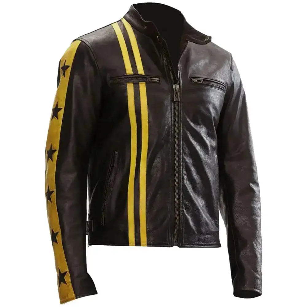 Mens Stylish Leather Jacket-0