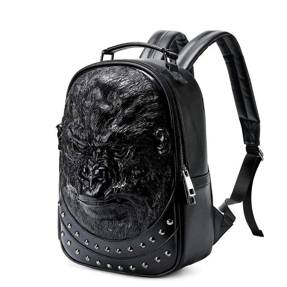 3D Backpack 3D modeling Waterproof Studded Apeman Wild Backpack Hip Hop Rucksacks Rossie Viren