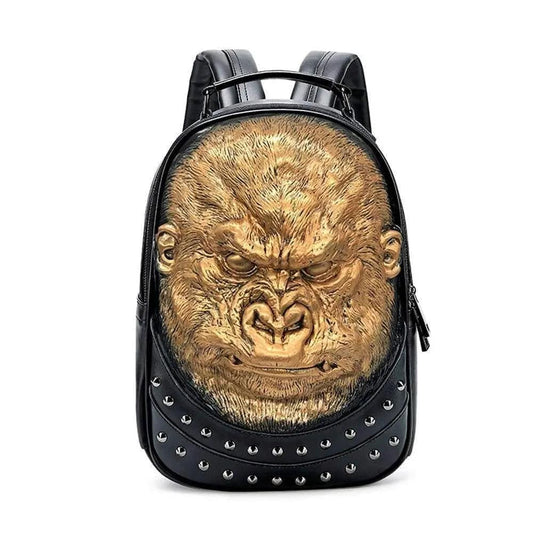 3D Backpack 3D modeling Waterproof Studded Apeman Wild Backpack Hip Hop Rucksacks Rossie Viren
