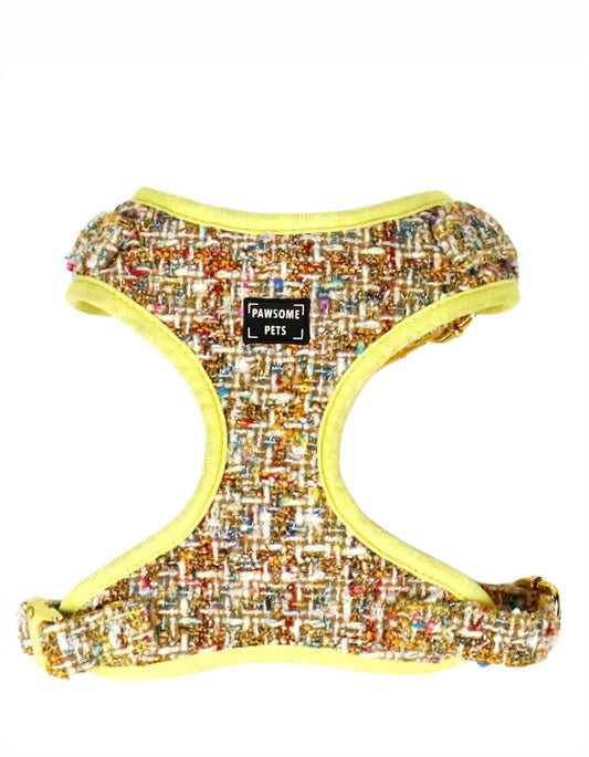 ADJUSTABLE HARNESS - IVORY PAWSOME PETS