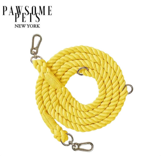 HANDS FREE DOG ROPE LEASH - AUTUMN GARDEN PAWSOME PETS