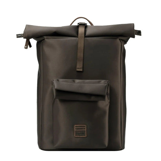TRP0523 Troop London Heritage Nylon Roll Top Backpack, Laptop Backpack Troop London