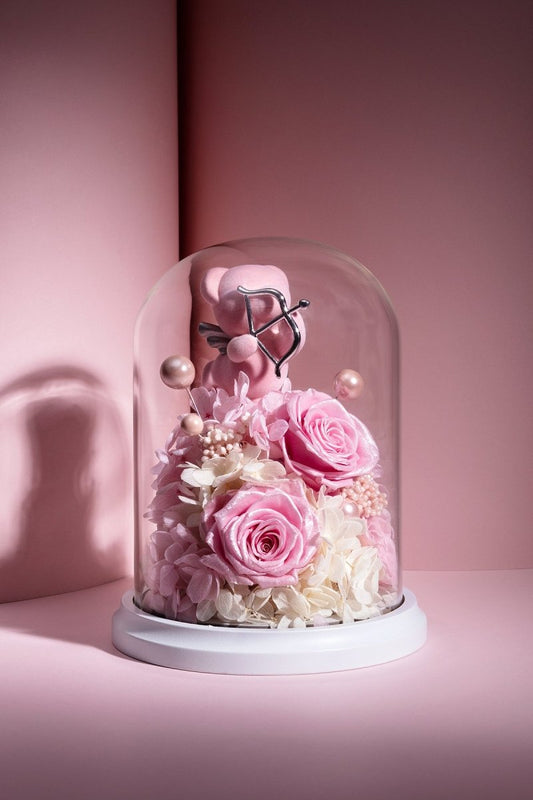 Adorable Cupid's Embrace Pink Teddy Bear JOYFLOWER