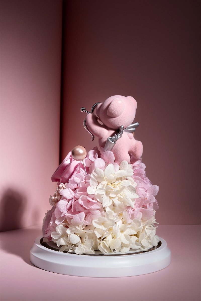 Adorable Cupid's Embrace Pink Teddy Bear JOYFLOWER