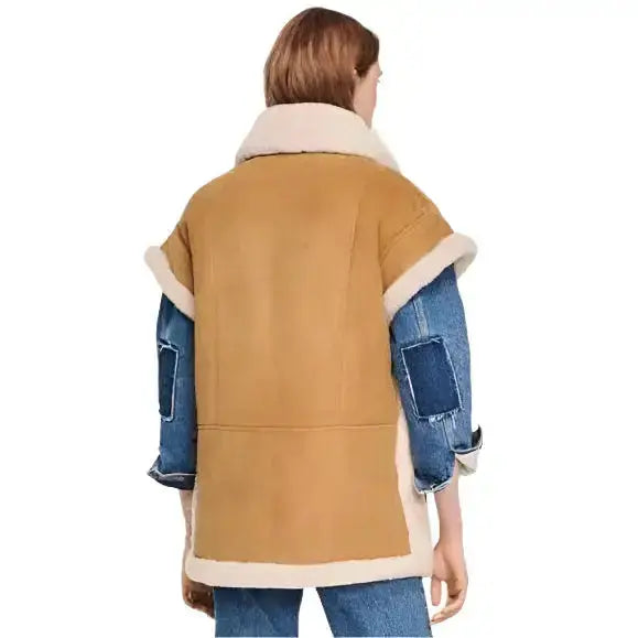 Women’s Vintage Shearling Vest Riders Republic UK