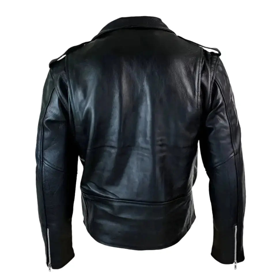 Men’s Brando-Style Retro Biker Jacket Riders Republic UK