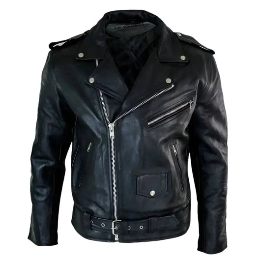 Men’s Brando-Style Retro Biker Jacket Riders Republic UK