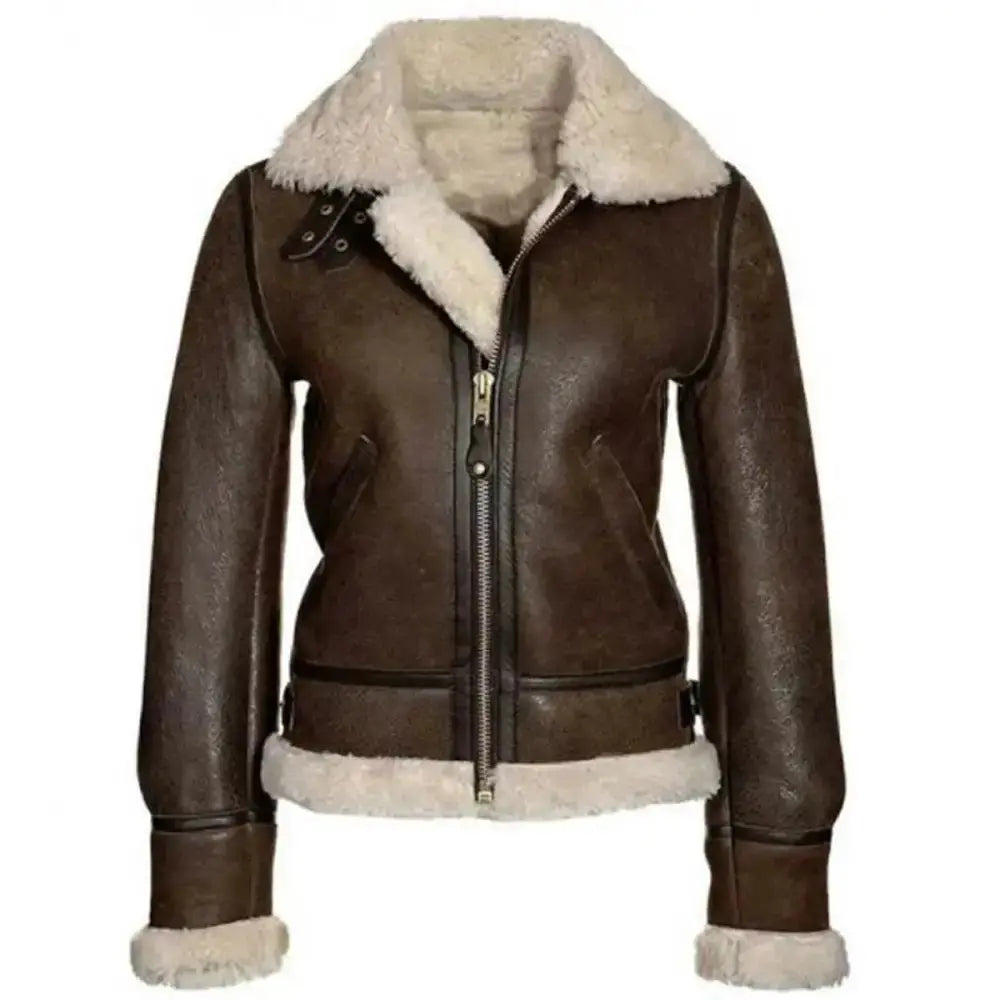 Womens B3 Sheepskin Bomber Jacket Riders Republic UK