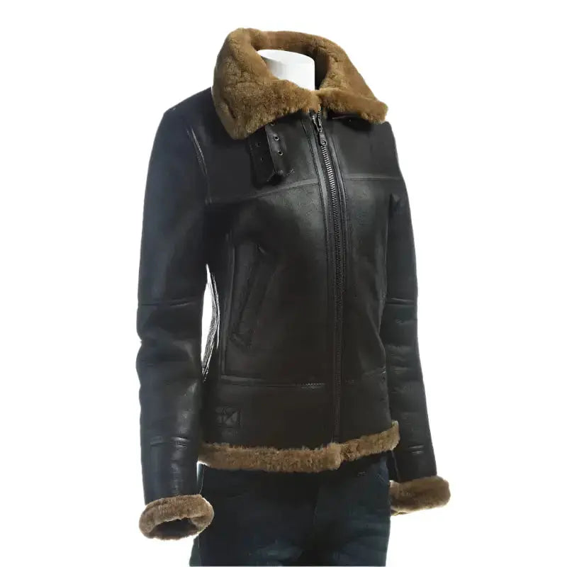 Womens B3 Shearling Bomber Jacket Riders Republic UK