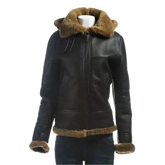 Womens B3 Shearling Bomber Jacket Riders Republic UK